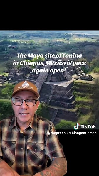 #greenscreen Huge news coming out of the ancient Maya world! The Maya site of Tonina in Chiapas is once again open to the public. It had been closed for the past three years due to a dispute between the land owner and the Mexican government. This Pre-Columbian site is an important part of human history. It has the tallest pyramid in all of Mesoamerica and the last long calendar date of 909 AD on a monument. It’s an incredible ancient city and the ruins have been wonderfully restored. Is this mag