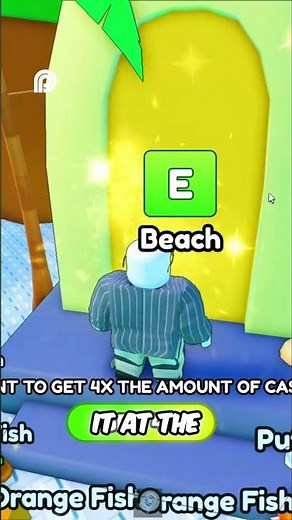 🔥Roblox God Mode Strategy: Beach Edition! 🙉 | #roblox #robloxshorts #newgameinroblox