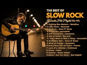Best 80s & 90s Slow Rock Playlist – Ultimate Classic Emotional Rock Hits for Deep Memories