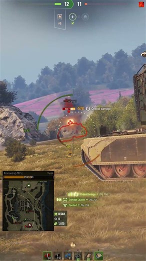 Vz. 71 Tesák just shy of 10k, 6 kills, 1751 exp, 1115 assist Ultra HD 4K World of Tanks #Short 3