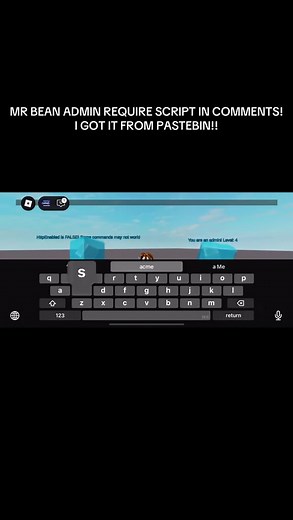 Mr Bean Admin Script Showcase for Roblox