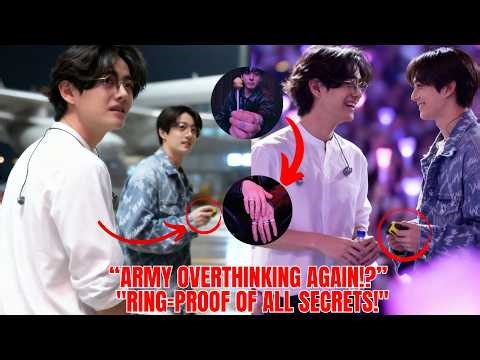 Oh My God!💍 Are ARMYs Suspicious About Jungkook's Ring!💫Does the ring resemble Taehyung's? 💜