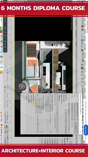 Lecture 10 Detailed Exterior Design House 40x60 Vray Material+Light Basic To Pro Viral#Interiordes