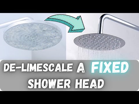 Remove LIMESCALE from a FIXED Head Shower | Quick, Easy Advice
