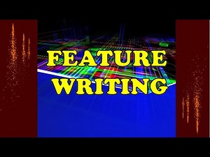 How to write feature article//Part I