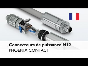 Connecteurs de puissance M12 avec raccordement rapide push-lock