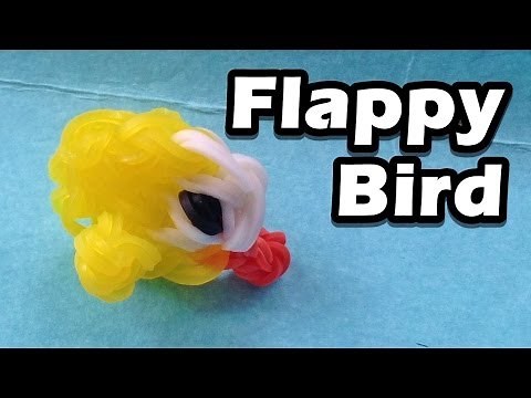 Rainbow Loom Charms: FLAPPY BIRD