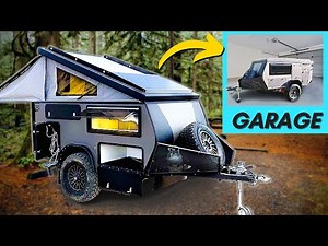 STAND UP CAMPER That Fits In Garage: X9 Trailer Tour