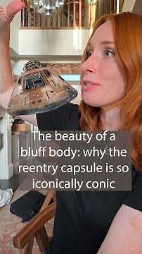 The beauty of a bluff body: why the reentry capsule is so iconically conic