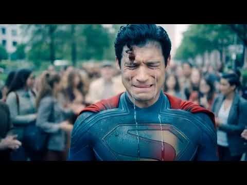 AI superman was seen crying tears and mucus came out of him