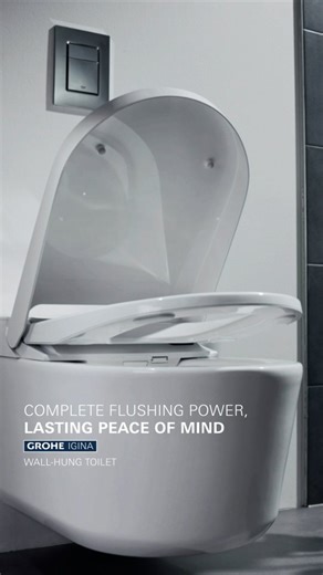 62 reactions | With the GROHE IGINA Wall-Hung Toilet, every flush is designed to thoroughly clean the bowl—even the corners you don’t see. And while power is a given, sustainability remains a consideration. Because caring for your space shouldn’t come at the cost of the planet. Enjoy lasting peace of mind—where hygiene meets thoughtful water use. DM us for further information. #WithGROHE #Bathroom #Relax #Sustainable #Technology #GROHE #GROHEFamily #Essentials | GROHE | Facebook