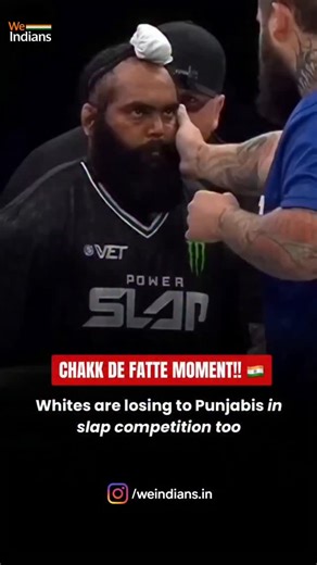 @weindians_official on Instagram: "💥 Slap showdown alert! Punjabi guy vs white guy — things got real fast 😳 The internet can’t stop replaying this one! 🎥 #ViralVideo #StreetFight #Punjabi #TrendingNow #CrazyClips"
