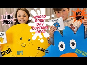 World Book Day fancy dress, costume ideas. Mr Men and Little Miss.