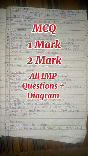 STD 9 SCIENCE/ Ch 13 NOTES/ Carbon An Important Element.