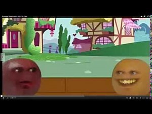 H.O.B reacts to annoying orange meets my little pony part 1 and 2