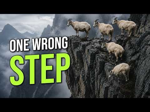 Why do Mountain Goats Risk Falling to Their Death?