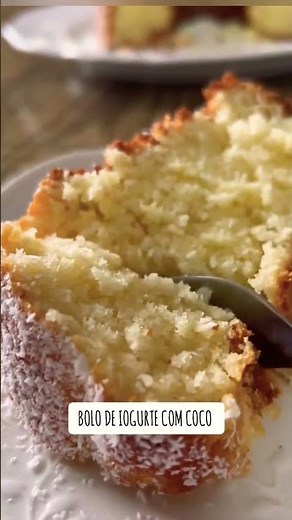 IN LOVE WITH THIS COCONUT YOGURT CAKE ❤️ FULL RECIPE IN THE VIDEO DESCRIPTION #cake #shorts