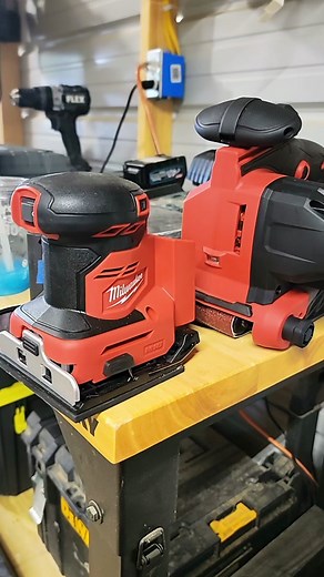 Milwaukee Tool Reviews: M18 Fuel Belt and Sheet Sanders