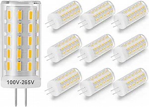 Yosenmi 100V-265V High Voltage G4 LED Bulb 5W, 40W Halogen Equivalent, 3000K Warm White, Non-Dimmable G4 Light Bulb 10-Pack - Amazon.com