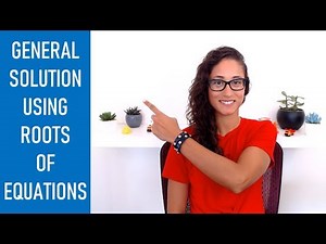 General Solution For Homogeneous Equation (FE Exam Review)