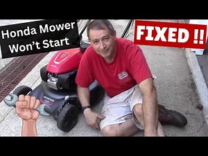 EASILY FIX a HONDA LAWN MOWER that Won't START or RUN