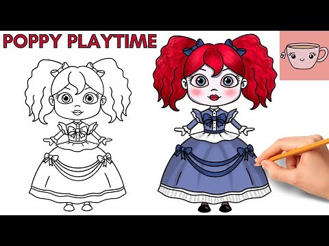 How To Draw Poppy Playtime Doll | Easy Step By Step Drawing Tutorial