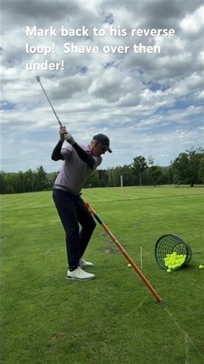 Reverse Loop! #golfswing #golftips