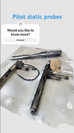 Pitot static probes 3d Scan