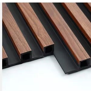 [Hot Item] Interior Art Louver Decorative 3D Fluted WPC Wall Panels PVC Cladding Sheet for Wall or Indoor TV PVC Covering Panel