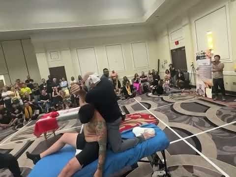 Impossible (funny) Massage Demo at the American Massage Championship