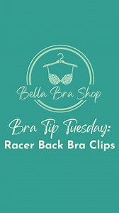 Bella Bra Shop on Instagram: "Bra Tip Tuesday: Racer Back Bra Clips! 👏 ✨Turn your regular bras into a Racer Back bra with these bra clips! ✨Works on most bras, no matter the strap size ✨Key point is to make sure to loosen your straps before using, so you have enough slack and won’t pull on your neck muscles ✨Two ways to put these on- 1.) hook the clip to your straps, pull the bra over your head and shoulders, then clasp the bra in the back. 2.) put your bra on normal with loose straps, attach t