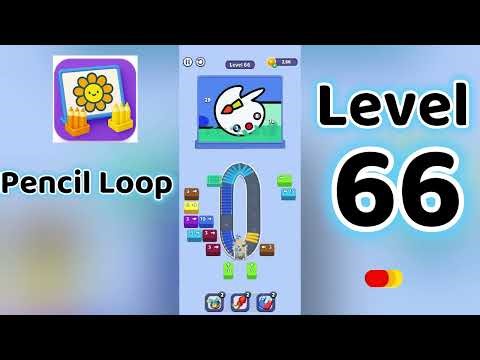 Pencil Loop Level 66 Walkthrough ✏️🧩| Tricky Drawing Puzzle Solution | Go Answer