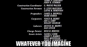 Whatever you imagine