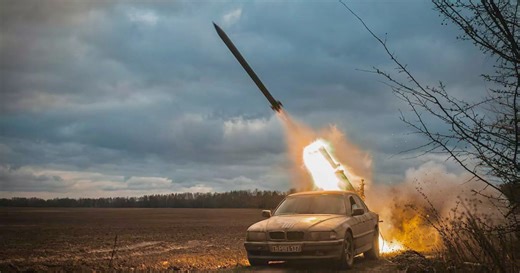 Ukrajina pretvorila BMW Serije 7 u luksuzni raketni bacač