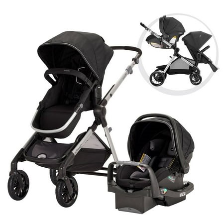 Evenflo Pivot Xpand Modular Travel System With SafeMax Infant Car Seat - Stallion - Walmart.ca