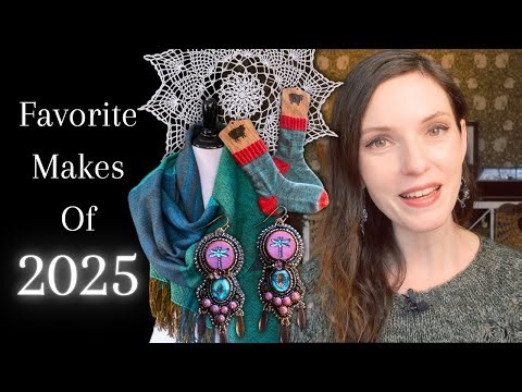 VOOLENVINE: My Favorite Makes of 2025 | Knitting, Crochet, Weaving & Beadwork