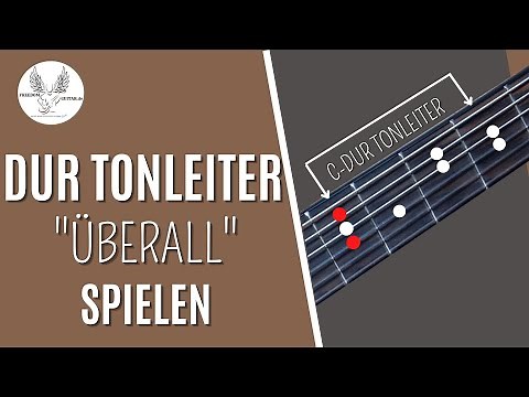 Guitar lessons for beginners - Playing the major scale across the entire fretboard