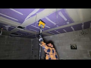How to Tape and Float a Ceiling Using a Drywall Banjo, Tape Tech 10 Inch Box, and 10 Skimming Knife