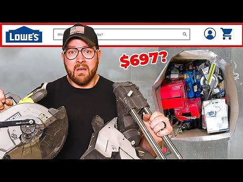 I Bought A Pallet of Lowes Tool Returns for $697