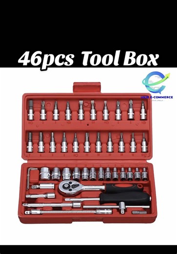 46pcs/set Tool Box #tools #affordable