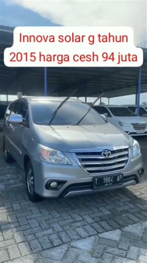 🔴 INNOVA SOLAR TIPE TH 2015 90 JUTAAN CASH #automobile #mobilbekas #jualbelimobilbekas