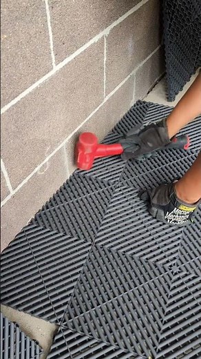 Collingwood Garage Floor Transformation | Black Modular Tiles Installed ⚫