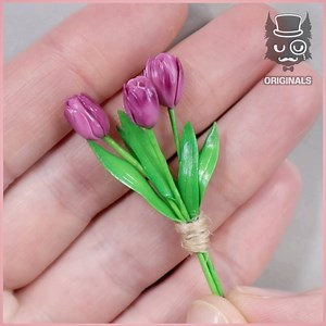 266K views · 1.7K reactions | Look at this Miniature Tulips Bouquet ! 凉 | Simple | Facebook