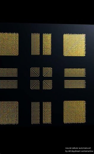 neural cellular automata art by daydream wolramarlow dd