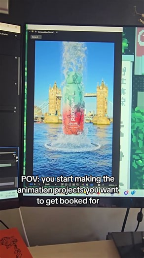 I love a good water simulation #blendertutorial #blender3d