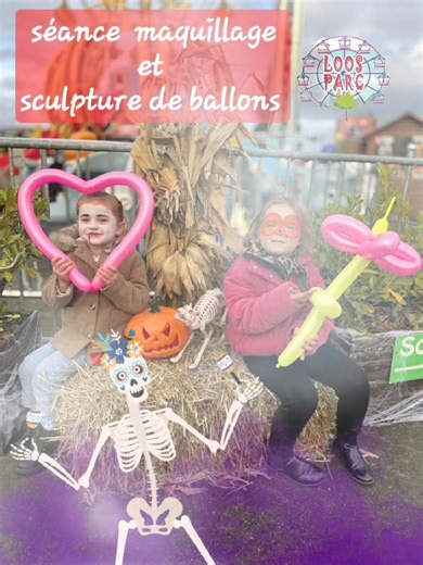 👻Coucou les monstres !! Plus qu'une semaine👀, pour profiter de nos attractions sous le thème d'halloween☠️👹 !! Après il sera trop tard, le parc fermera ses portes le 2 novembre a 19h. 🔴Mais ont se retrouvera pour une prochaine saisons en février 2026. 🫶L'équipe #loosparc vous attends toute cette semaine pour de nouvelles aventures !! 🔴Espace intérieur, pour les séances maquillage et en cas d'intempéries . 👻Vous êtes prêts a affronter vos peurs ?? Si, oui, passer nous rendre visite nous so