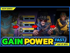 💪 How to gain Power Fast in Age of Apes 🦍 + Promo Codes - Age of Apes Guides & Tips