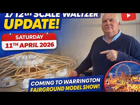 1/12 Scale Waltzer UPDATE – It’s Finally Spinning! See It at Warrington Model Show!