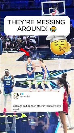 PAIGE BUECKERS & AZZI FUDD MESSING AROUND DURING THE GAME 😂🏀🔥 WNBA FANS LOVED THIS!