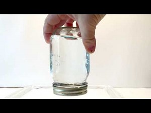 Anti Gravity Water Physics magic trick (Atmospheric pressure)